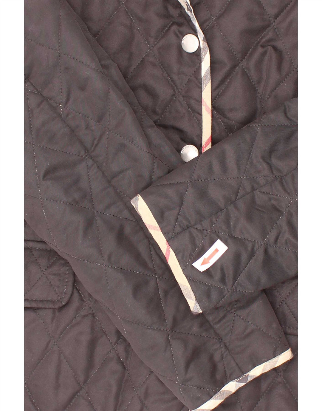 Burberry Veste matelassée Fille 11-12 ans Noir Polyester