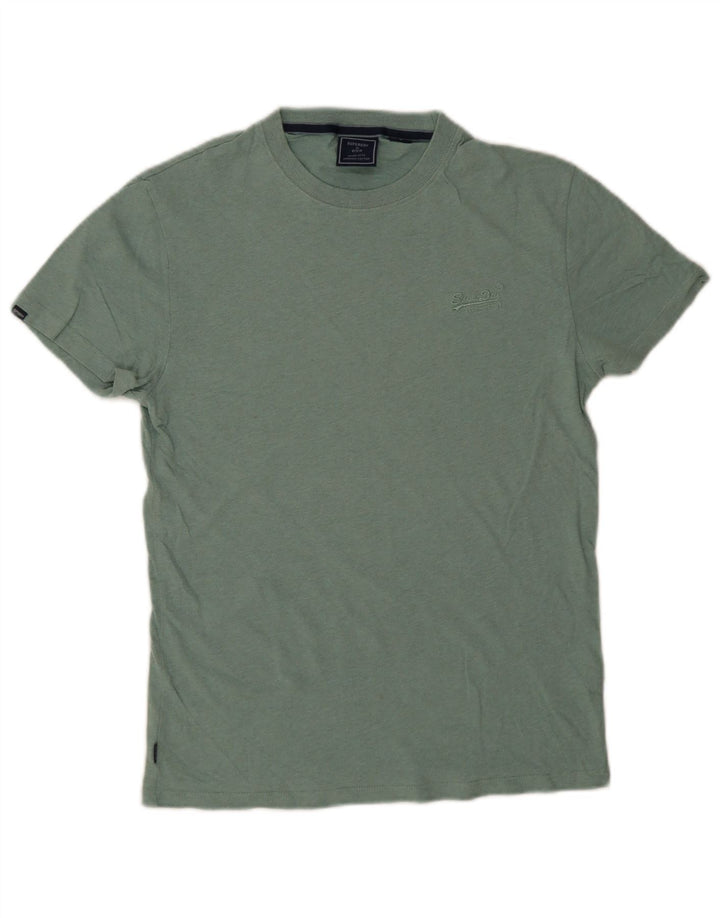 Superdry T-Shirt Homme Petit Vert Coton