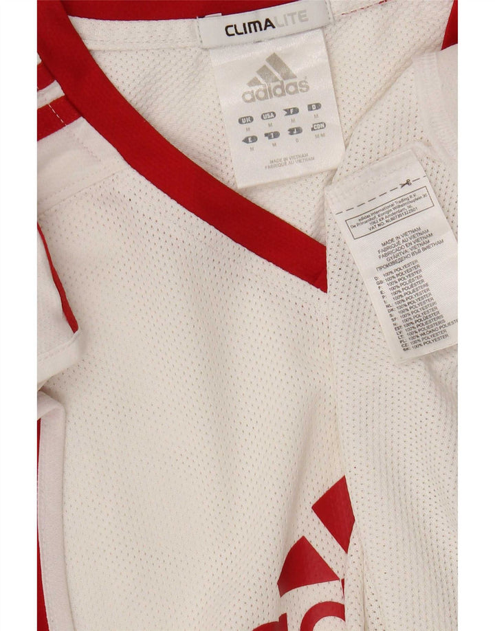 Adidas Hommes Climalite Graphic Débardeur Blanc Moyen Polyester Colorblock