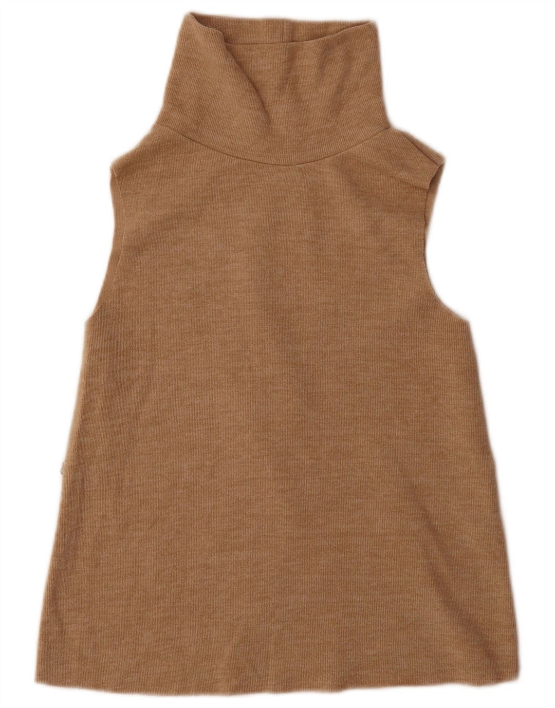 Zara Femme Débardeur UK 8 Petit Coton Beige