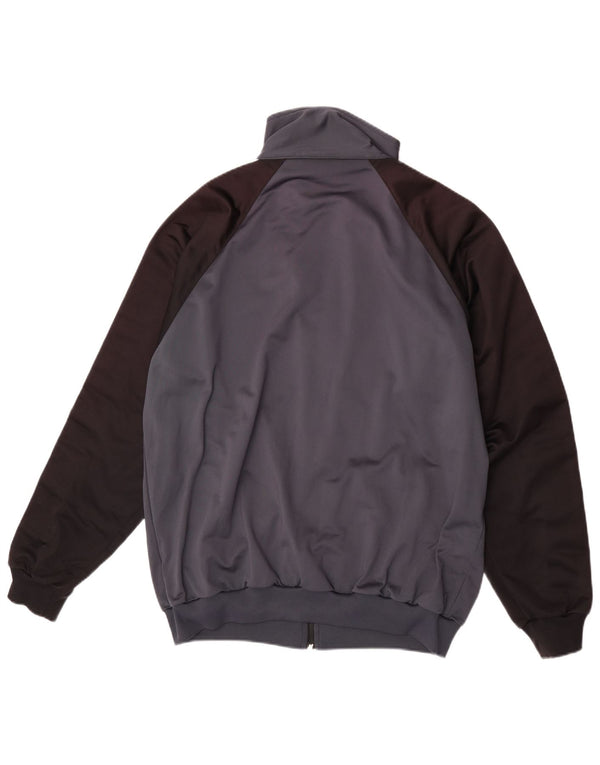 Kappa Veste de Survêtement Graphique Homme XL Gris Colorblock Polyester