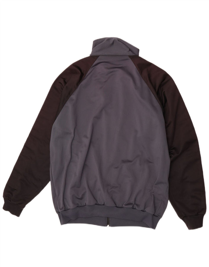 Kappa Veste de Survêtement Graphique Homme XL Gris Colorblock Polyester