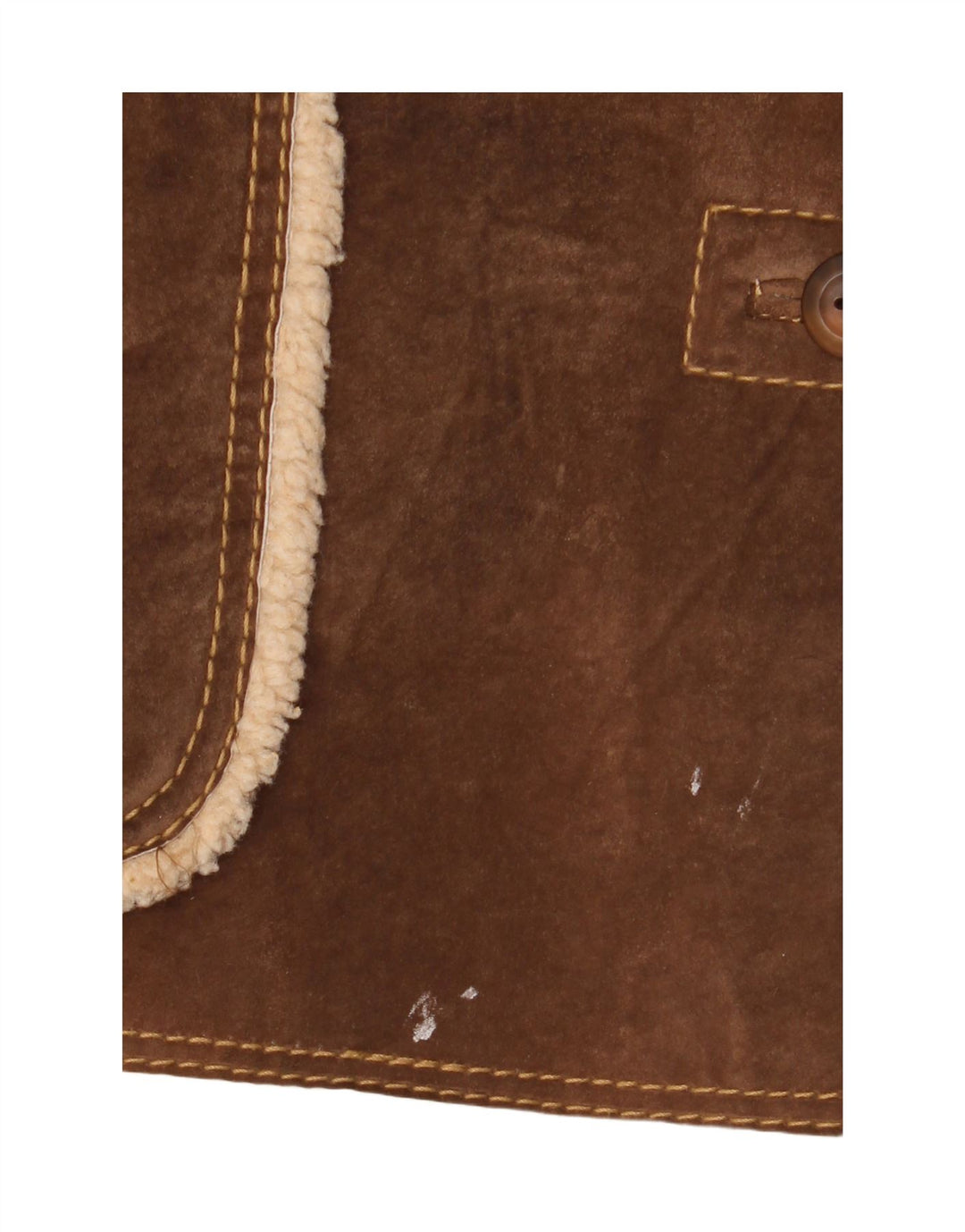 Conbipel Veste Shearling Femme IT 48 XL Cuir Marron