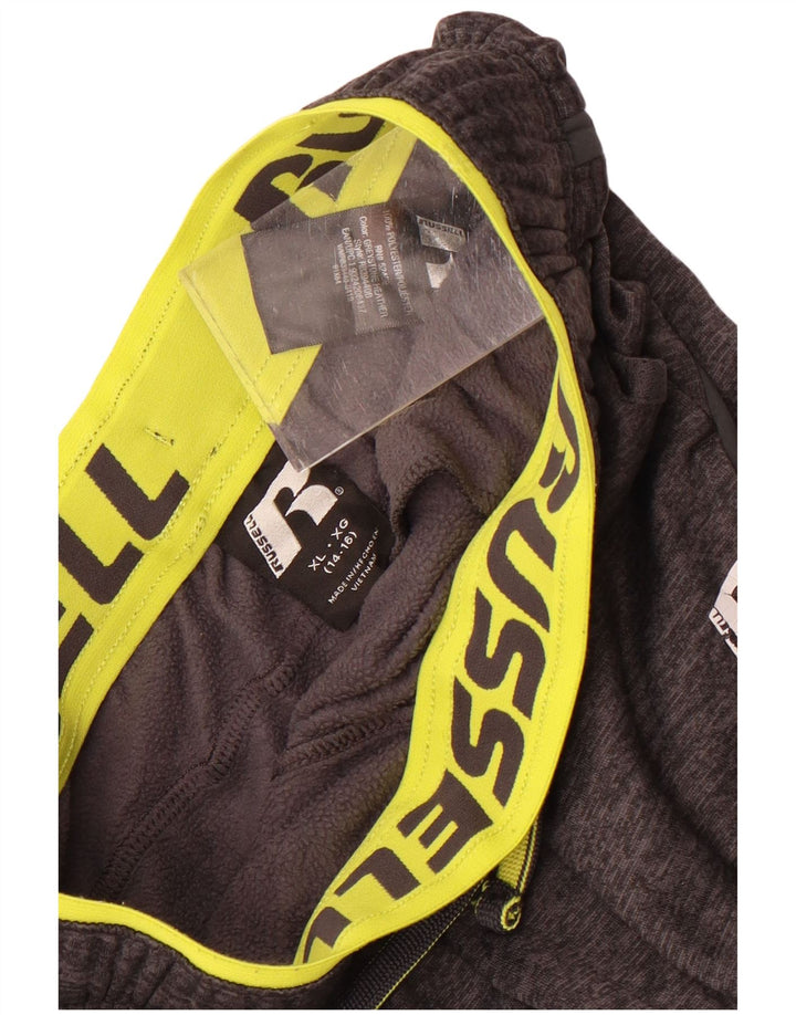 Russell Athletic Pantalon de survêtement pour garçon 14-15 ans XL Gris