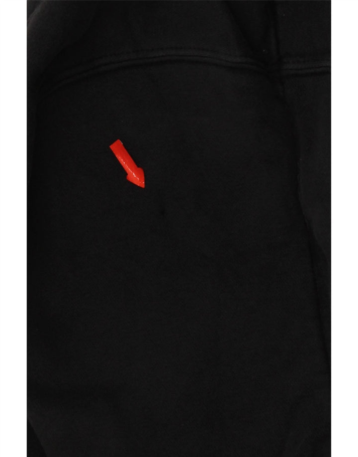 Nike Pull à capuche zippé pour homme Petit coton noir