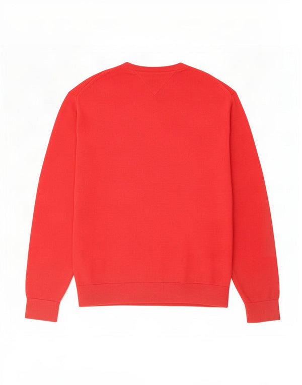 Tommy Hilfiger Pull col V pour femme UK 20 2XL Rouge