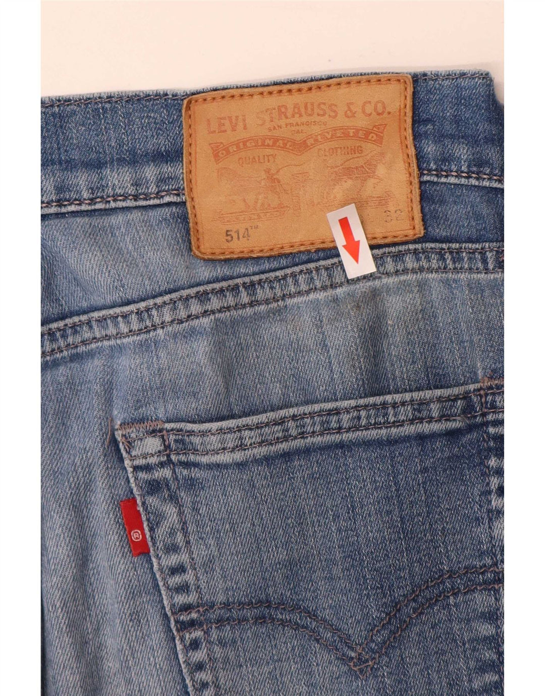 Levi's Jean Droit 514 Homme Bleu W30 L32