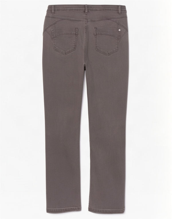 Marks & Spencer Jean crop slim pour femme UK 12 moyen W30 L26 coton gris