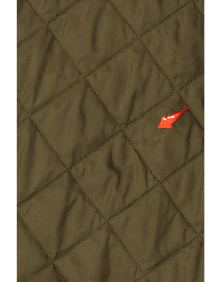 BARBOUR Veste matelassée pour homme UK 40 Large Kaki Polyamide