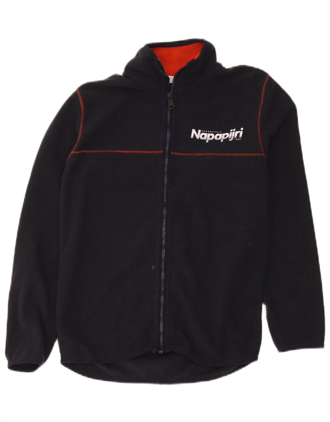Napapijri Veste Polaire Graphique Garçon 13-14 ans Noir Polyester