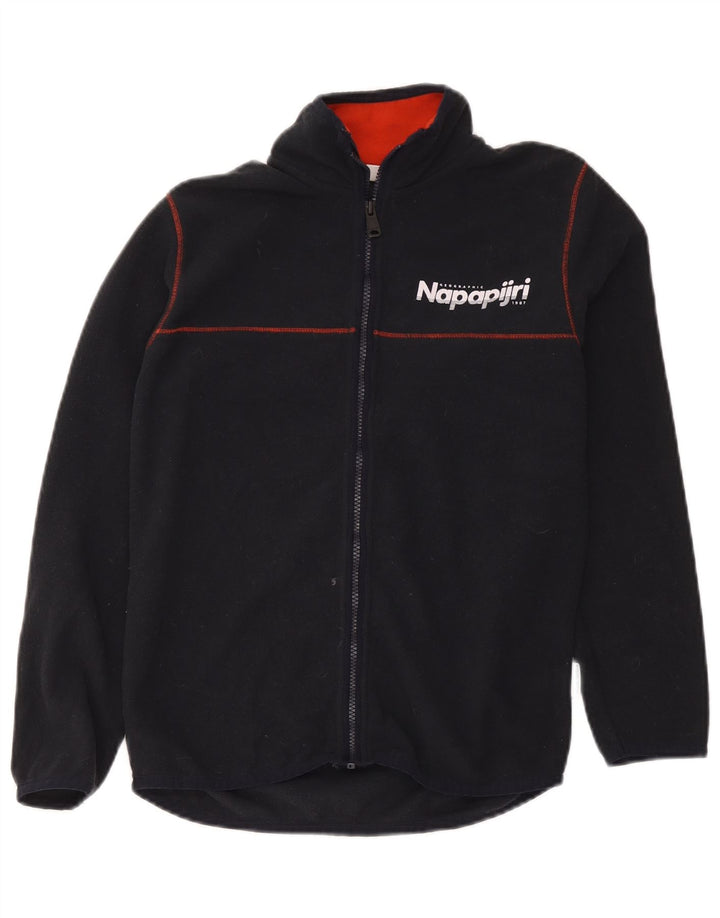Napapijri Veste Polaire Graphique Garçon 13-14 ans Noir Polyester