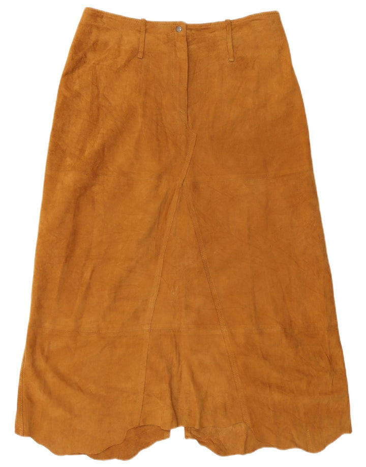 Conbipel Jupe trapèze taille haute pour femme IT 48 XL W32 Cuir marron