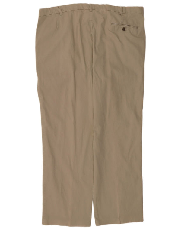 Marks & Spencer Pantalon de costume pour homme W42 L30 Beige Coton