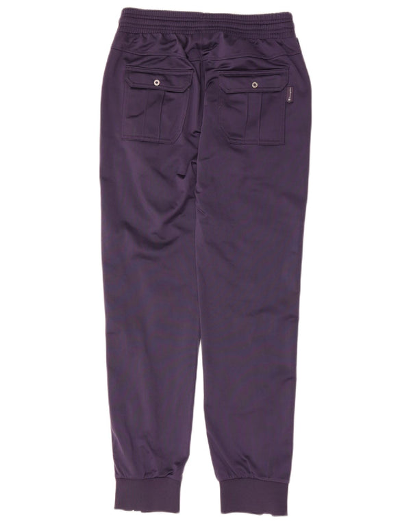 Champion Pantalon de survêtement pour femme Joggers UK 10 Small Bleu marine Polyester