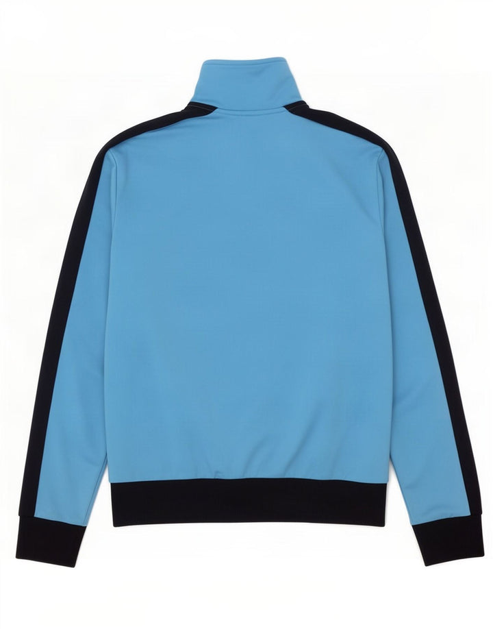 Puma Veste de survêtement pour homme Small Bleu Colorblock Polyester