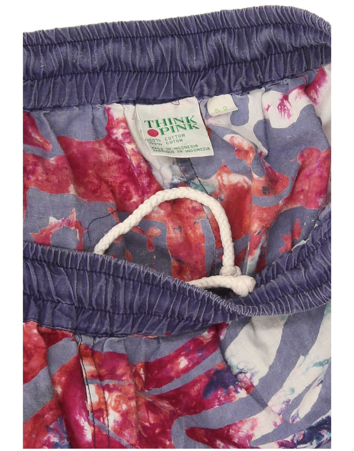 Think Pink Pantalon De Survêtement Femme IT 52 2XL W32 Multicolore