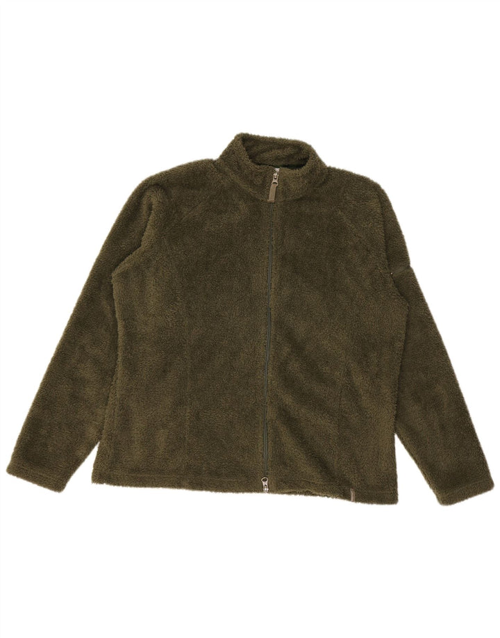 COLUMBIA Veste Polaire Femme UK 20 2XL Kaki Polyester