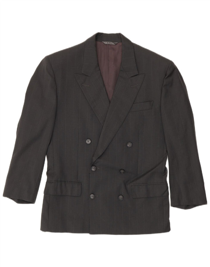 Ted Lapidus Veste blazer croisée pour homme IT 48 Gris moyen rayé