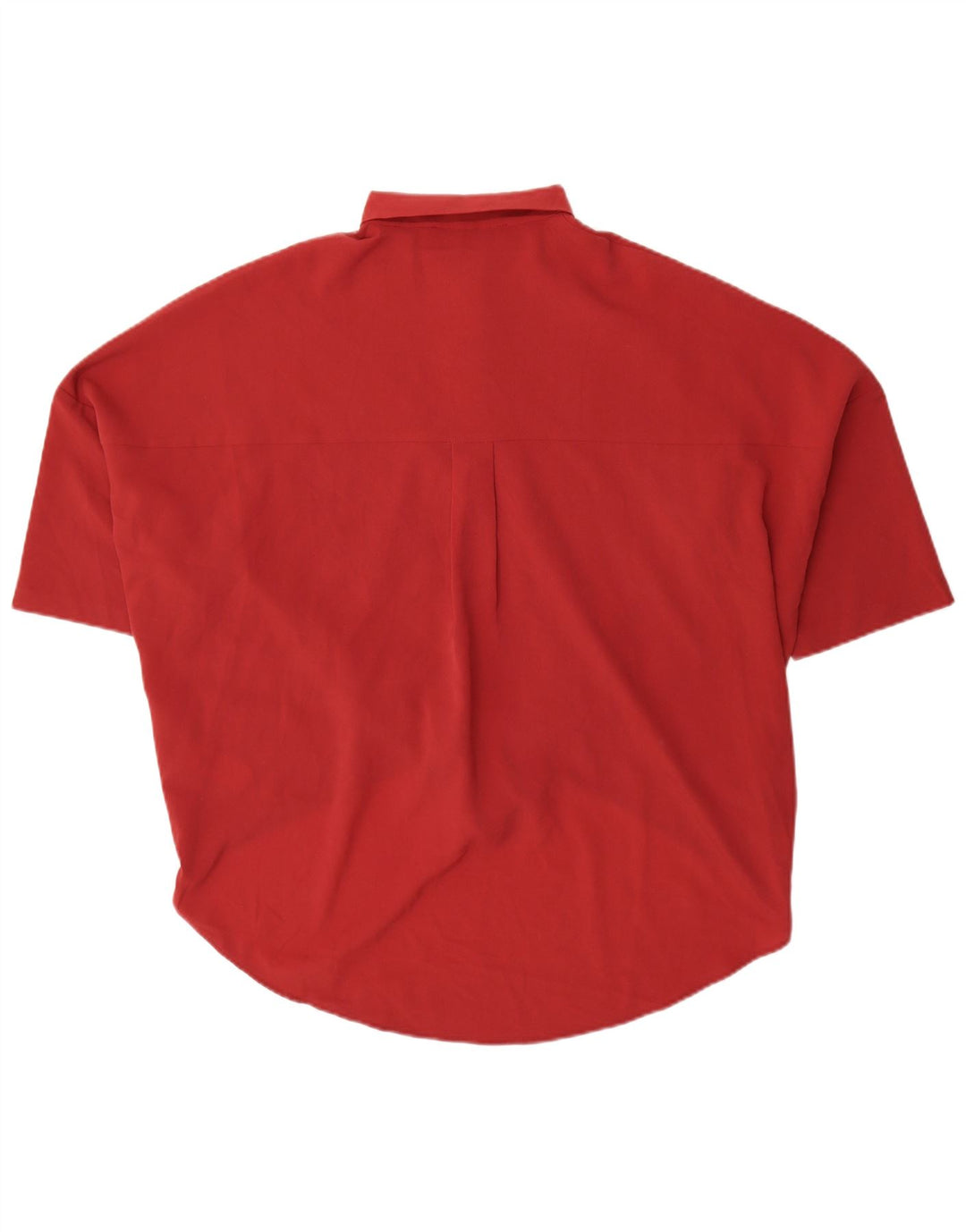 French Connection Chemisier à manches courtes pour femme UK 16 Large Rouge