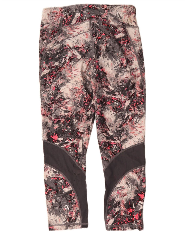 Calvin Klein Leggings à motif abstrait pour femme UK 8 Small Multicolore