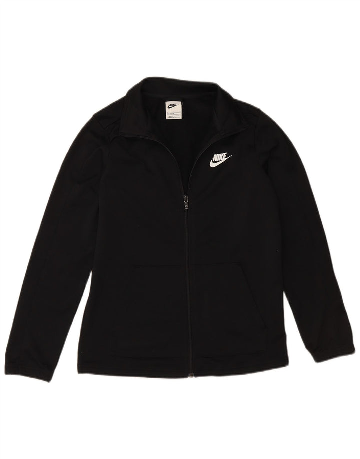 NIKE Veste de survêtement pour fille 12-13 ans Large Noir Polyester