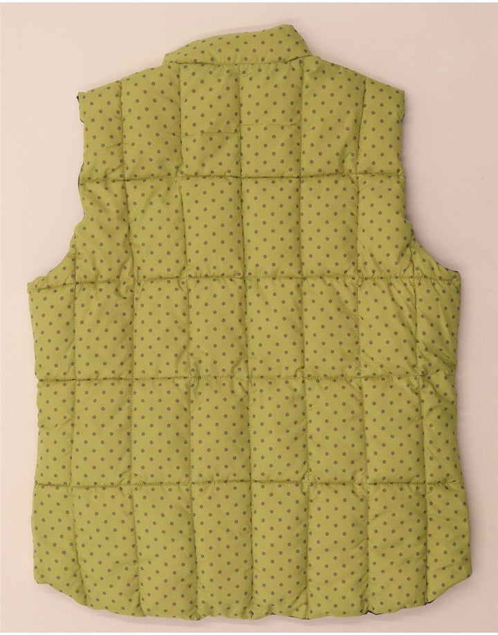 Puffa Gilet rembourré réversible pour femme UK 16 Large Bleu Polyester
