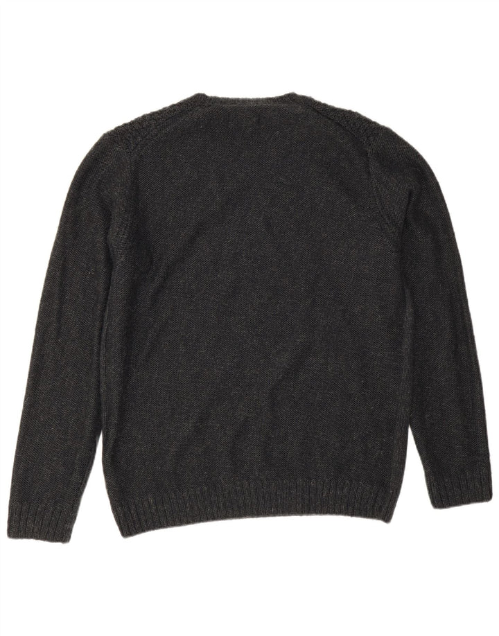 Peckott Pull Heritage Crew Neck Homme Gris Moyen Polyacrylique