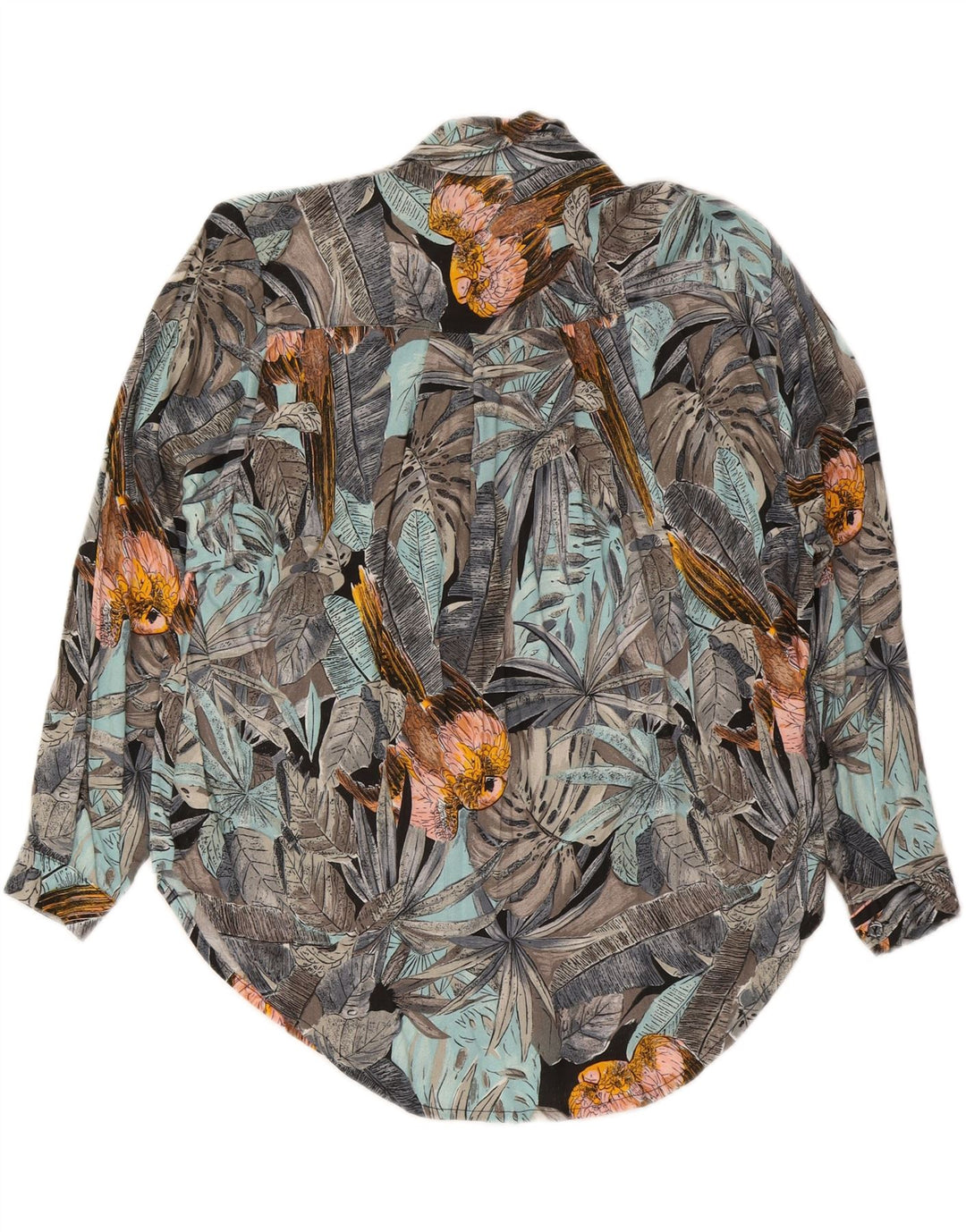VELENO Chemisier Femme UK 20 2XL Viscose Florale Multicolore
