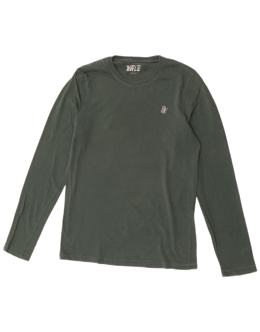 Rifle Haut Homme Manches Longues Petit Coton Vert