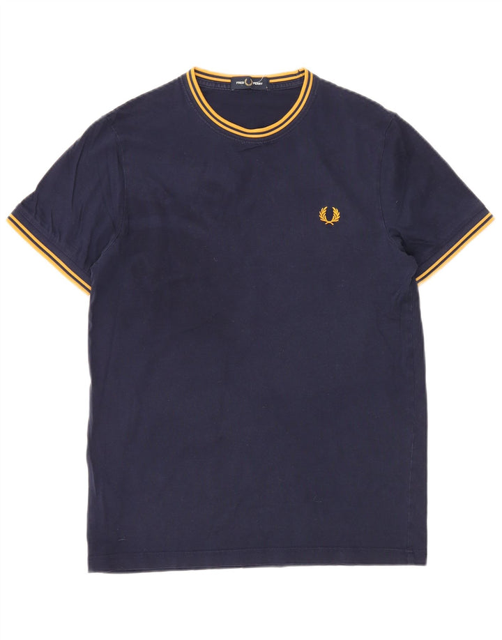 Fred Perry T-Shirt Homme Haut Petit Bleu Marine Coton