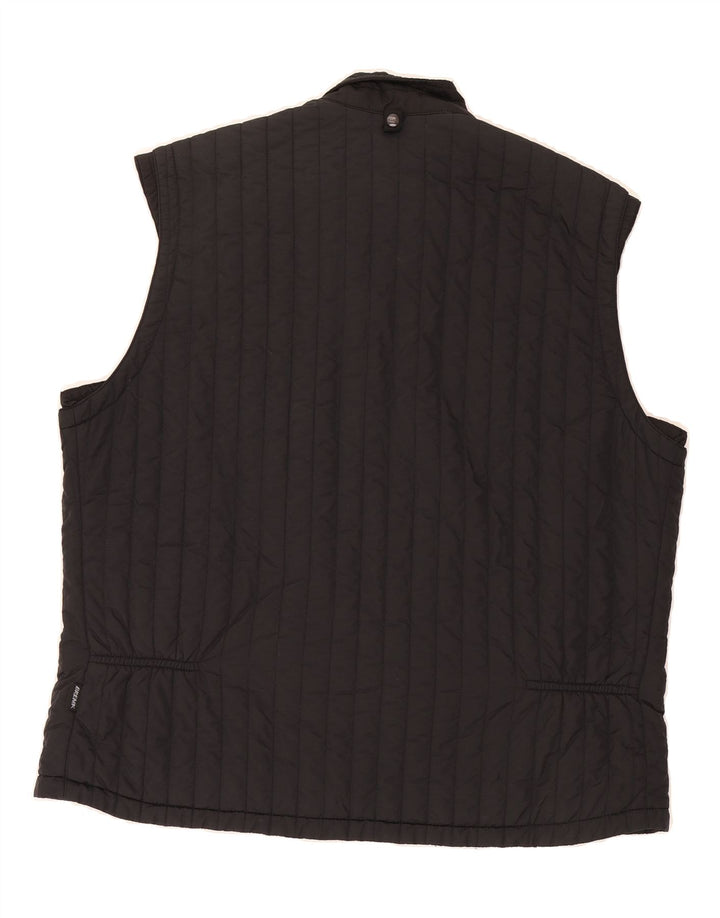 BREMA Mens Padded Gilet IT 54 2XL Black Polyamide Vintage Brema and Second-Hand Brema from Messina Hembry 