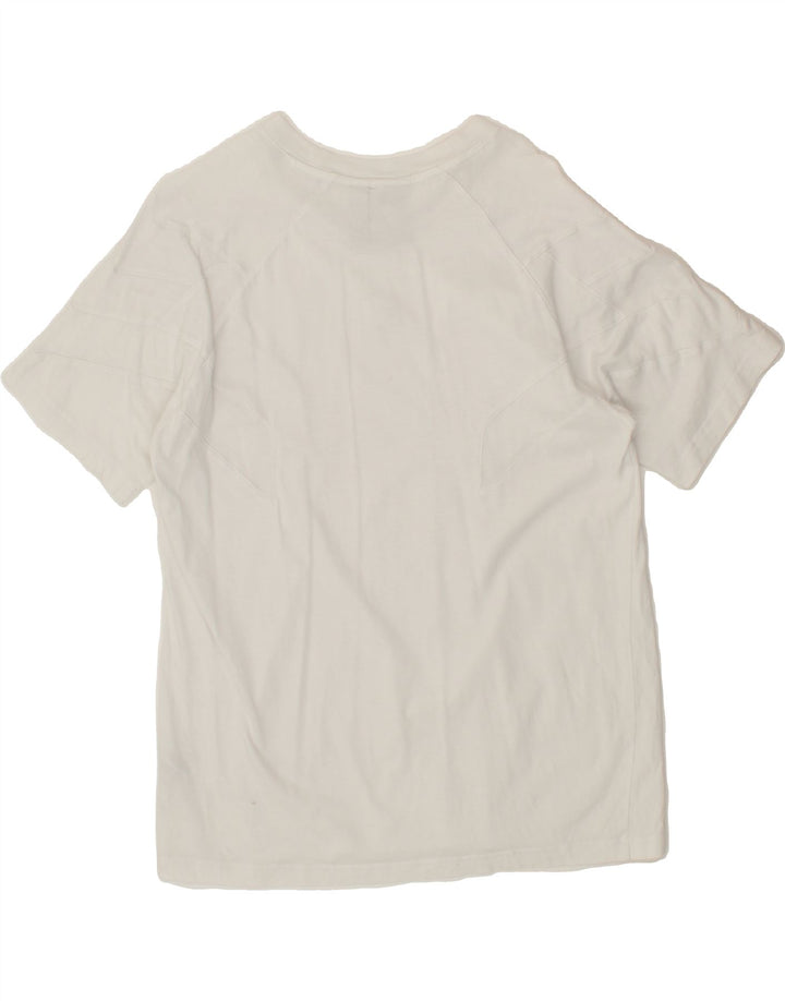 ADIDAS Mens T-Shirt Top Medium White Cotton Vintage Adidas and Second-Hand Adidas from Messina Hembry 