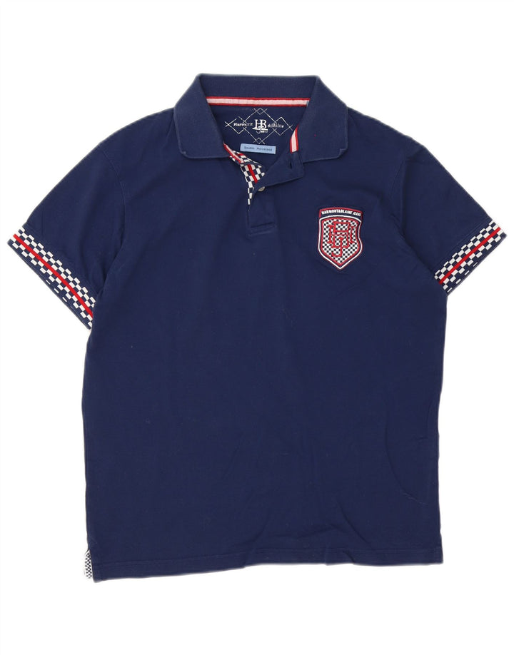 Harmont & Blaine Polo Homme Petit Bleu Marine Coton