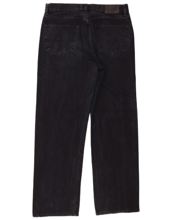 Hugo Boss Jean droit W34 L30 pour homme en coton noir
