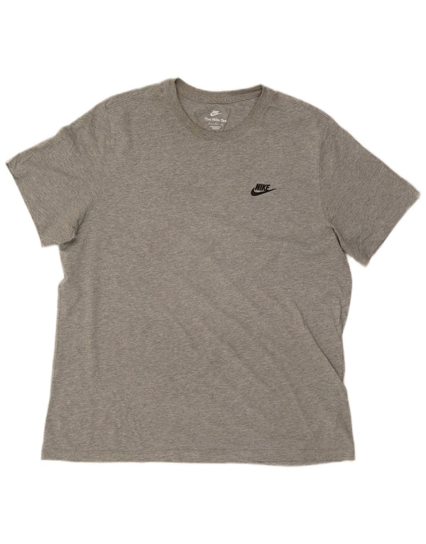 Nike T-Shirt Homme Top XL Gris Coton