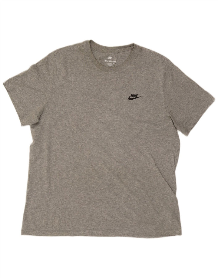 Nike T-Shirt Homme Top XL Gris Coton