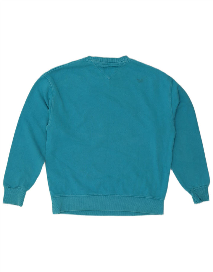Tommy Hilfiger Sweat-shirt graphique pour homme en coton bleu petit