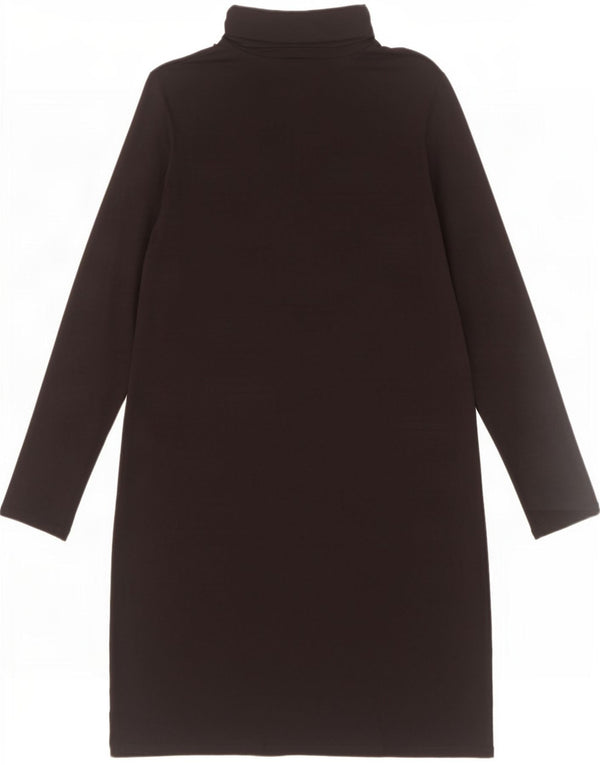 Superdry Robe t-shirt à manches longues pour femme UK 14 Large Noir Modal