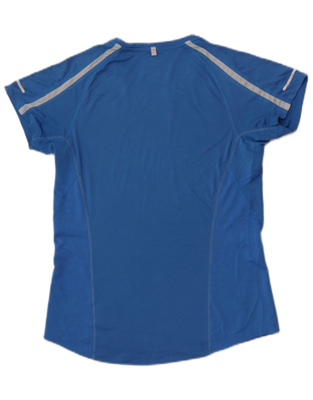 NIKE T-shirt Dri Fit pour femme UK 8/10 Petit Bleu Polyester Sports