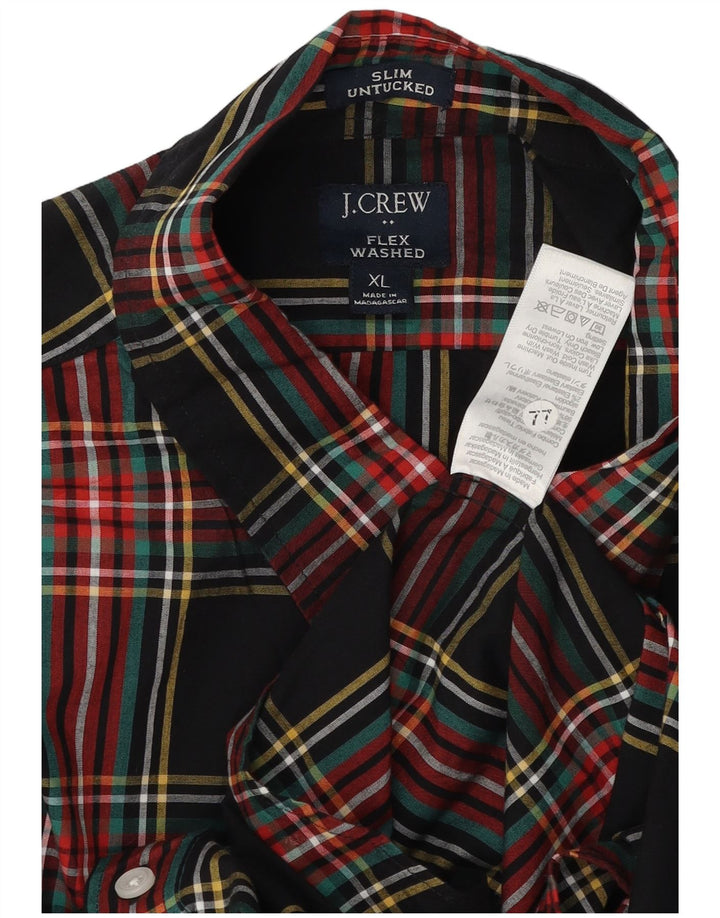 J. Crew Chemise Homme XL Noir Plaid Coton