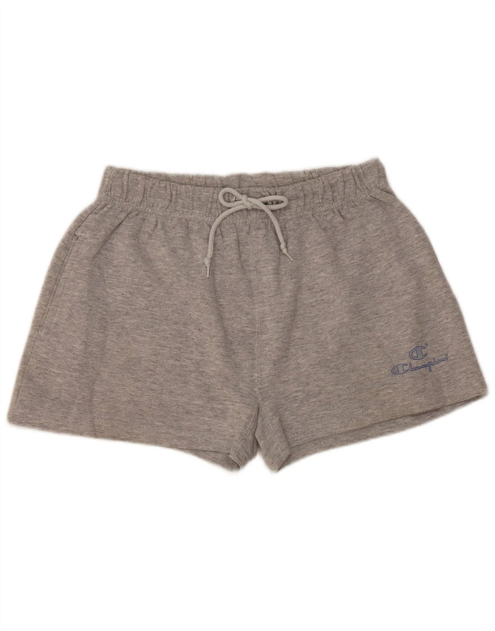 Champion Short de sport pour femme UK 14 Coton gris moyen