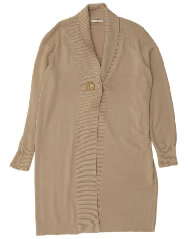 Marks & Spencer Cardigan long à col châle pour femme UK 18 XL Beige