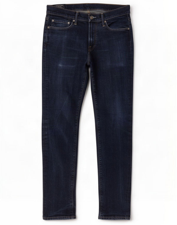Abercrombie & Fitch Mens Langdon Slim Jeans W31 L32 Bleu Marine Coton
