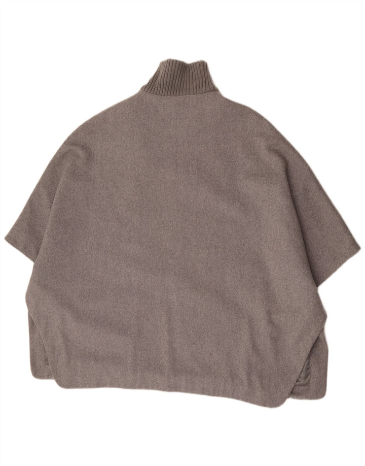 Dkny Manteau Cape Femme UK 6 XS Laine Grise