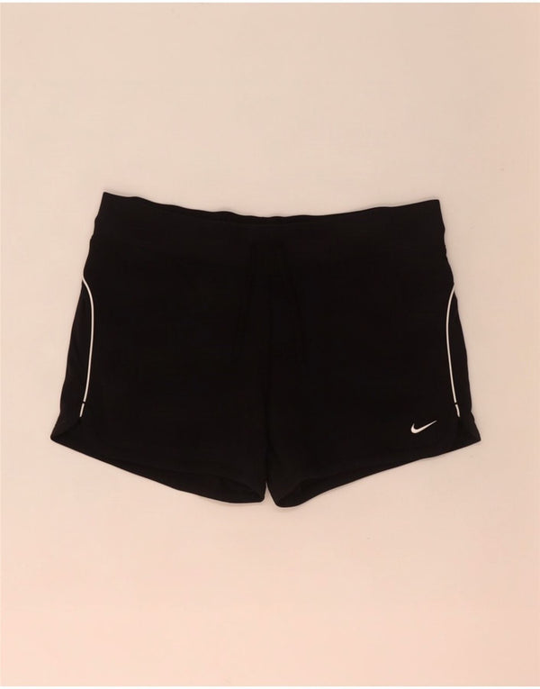 Nike Short de sport pour femme UK 10/12 Medium Noir Nylon