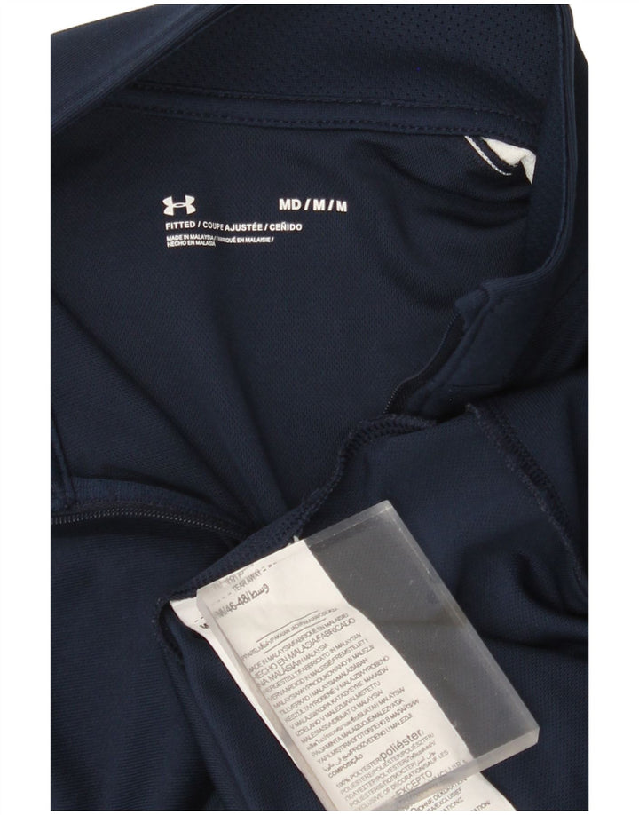 UNDER ARMOUR Veste de Survêtement Ajustée Homme Bleu Marine Moyen Colourblock