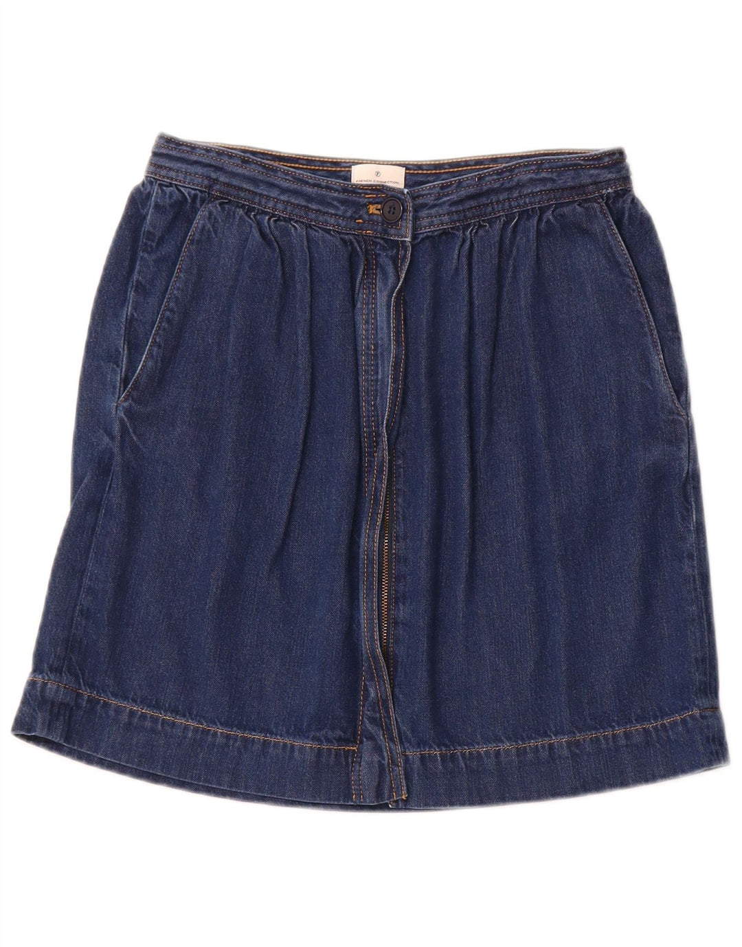 FRENCH CONNECTION Jupe en jean pour femme UK 10 Small W26 Bleu