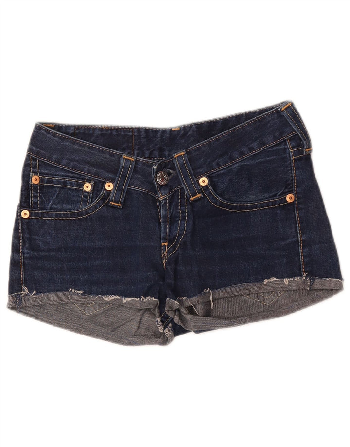 Levi's Short en Jean 927 Femme W28 Bleu Marine Moyen