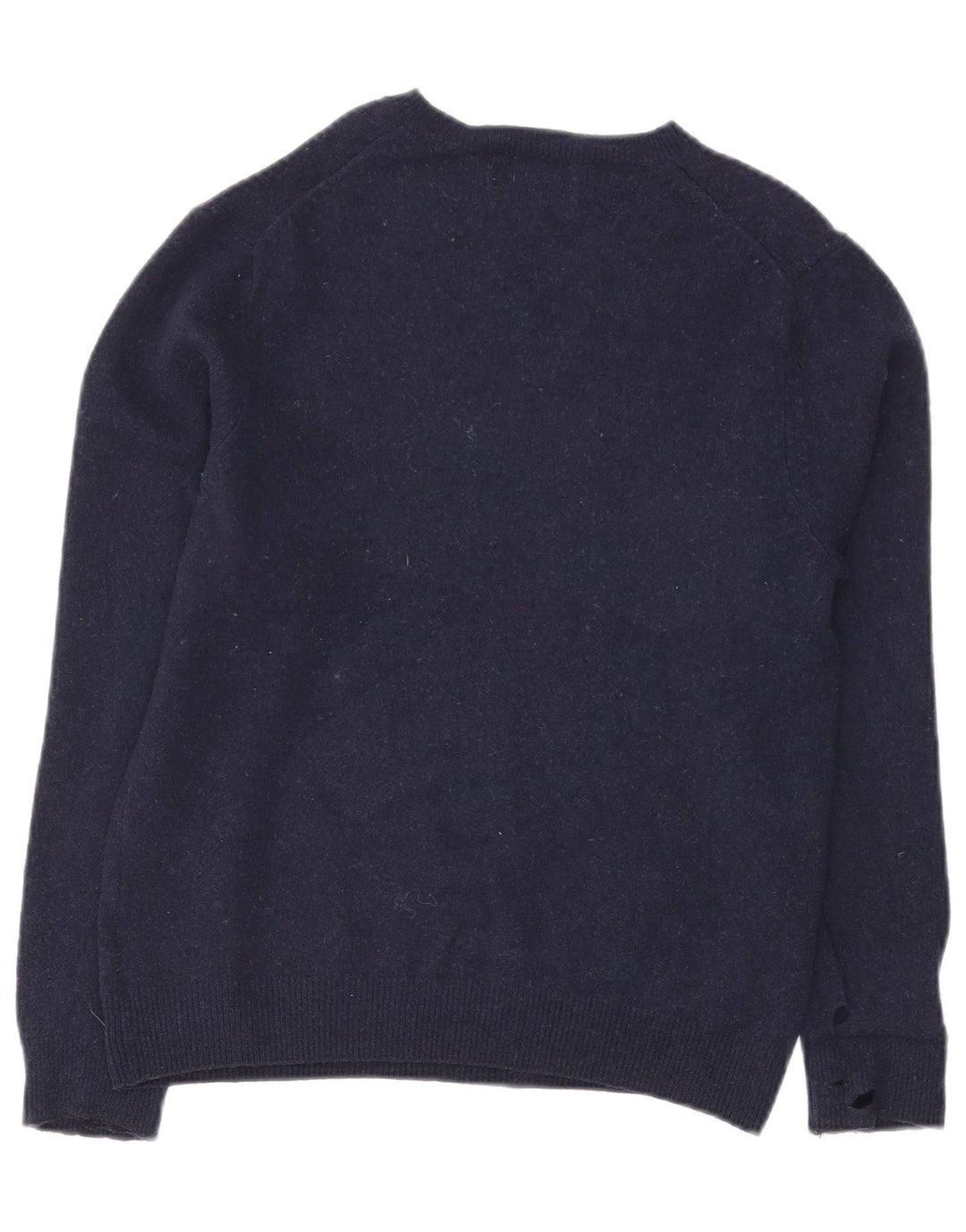 Marks & Spencer Débardeur Vest Homme Bleu Marine Moyen Laine d'Agneau