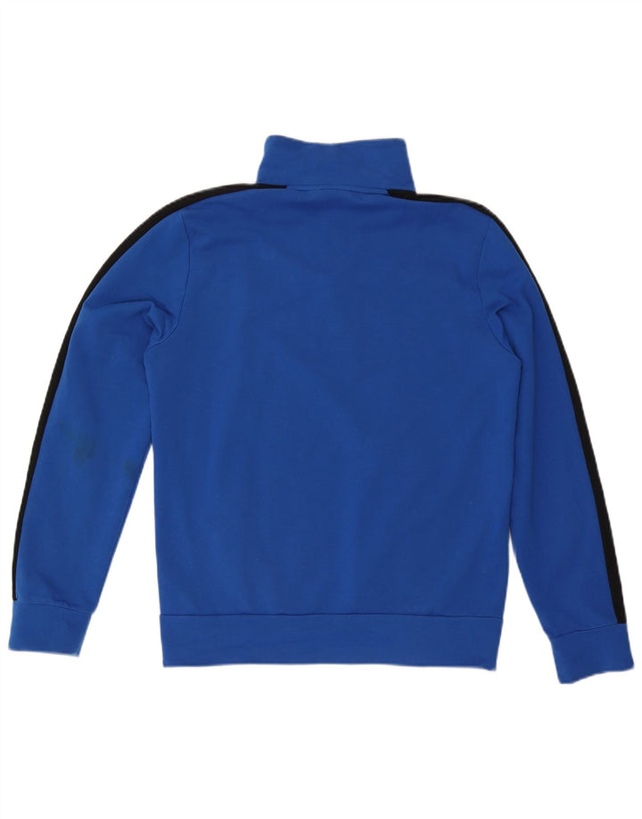 PUMA Sweat-Shirt Zip Neck Homme Bleu Moyen Colourblock